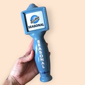 Blue Moon Seasonal Beer Keg Tap Handle NEW Baby Blue Bar Man Cave Restaurant
